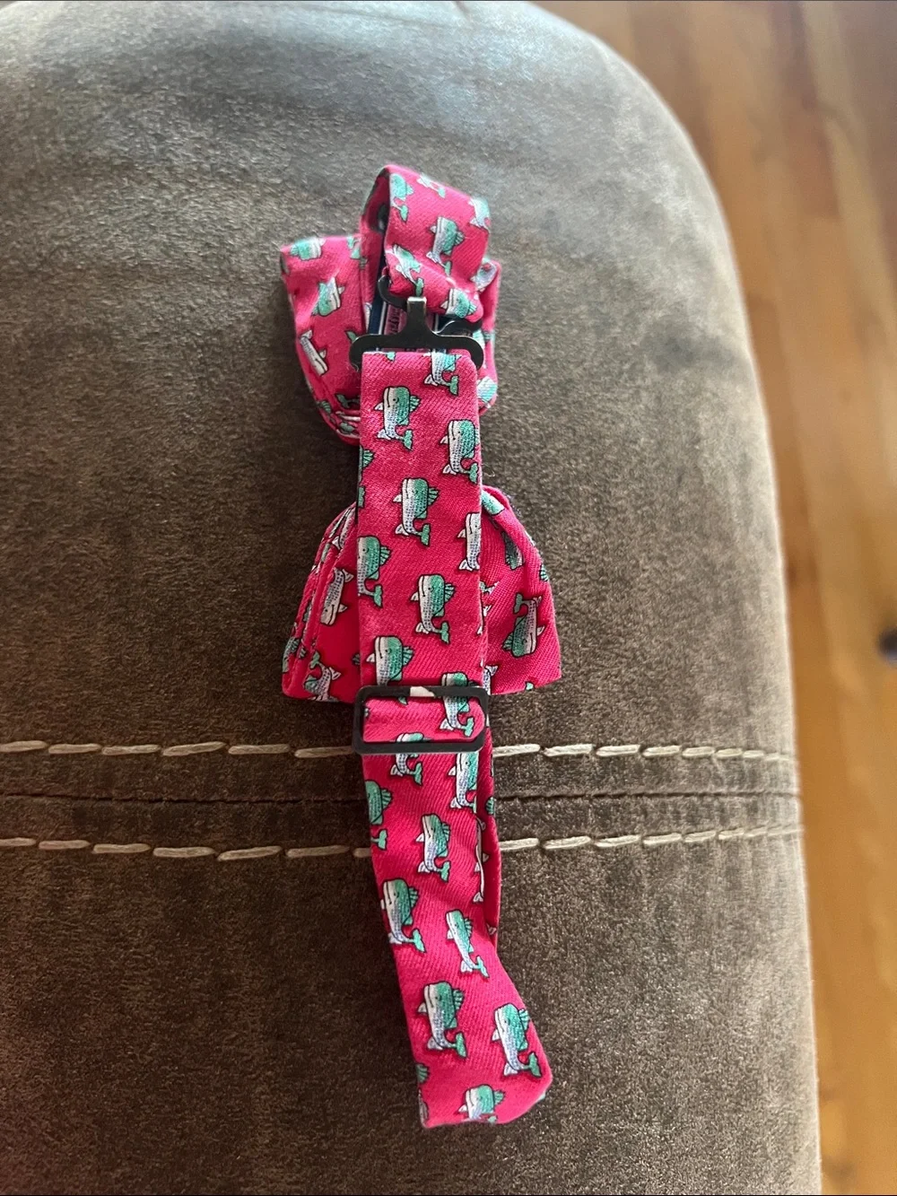 Vineyard Vines Pink Whale Kids Bow Tie